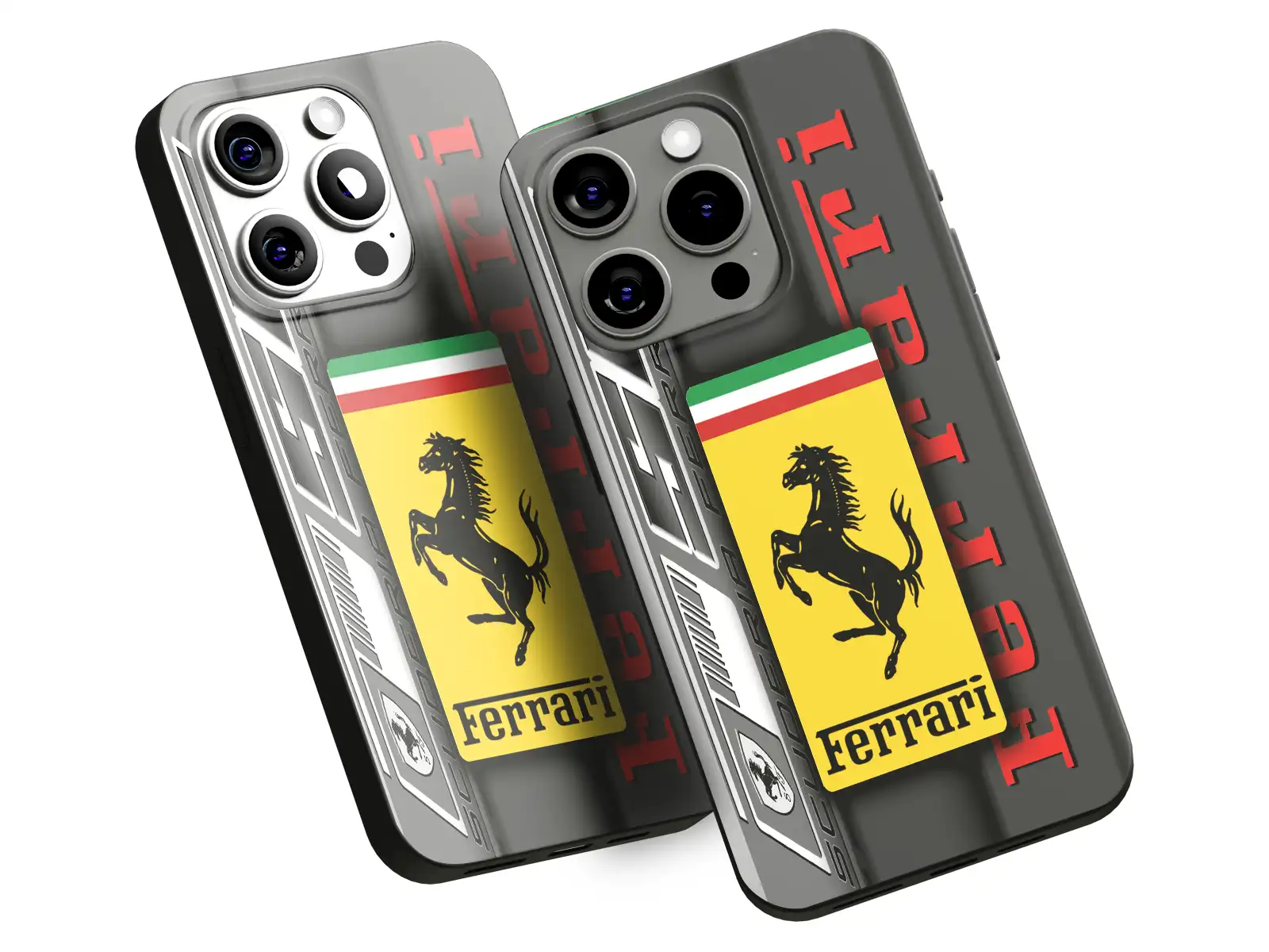 Ferrari Étui Silicone Smartphone Design Robuste Stylé